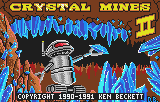 Crystal Mines II Title Screen